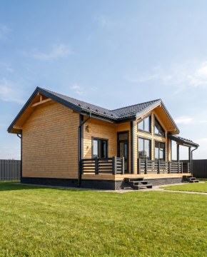Каркасный дом ДЧ-119 12,5×13 м
