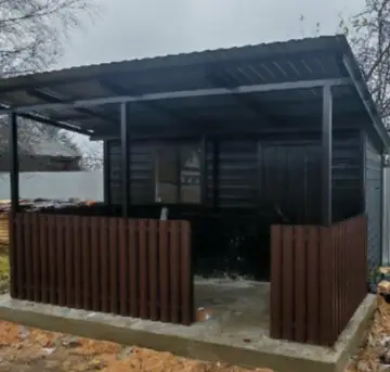 Фото клиента: Хозблок 2×4 и туалет