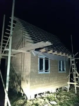 Фото клиента: Дачный дом 4×5 в два этажа